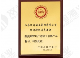 1997年江蘇輕工名牌產品